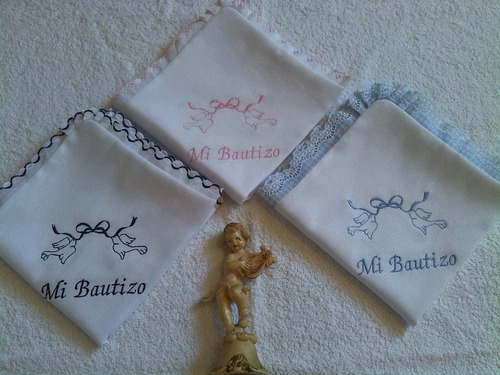 Pañuelos De Bautizo Bordados