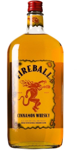 Whisky Importado Canada Bourbon Fireball 1l Envios