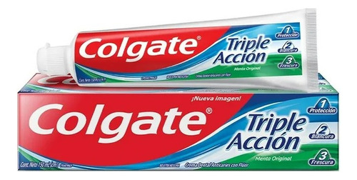 Pasta Dental Colgate Triple Acción Pack Familiar Combate Las
