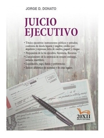 Juicio Ejecutivo - Donato, Jorge D