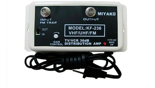 Amplificador Tv/vcr Kf-236 Miyako Usa