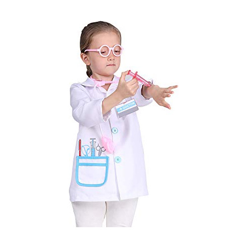 Doctor Lab Coat Disfraz De Juego De Rol Chaqueta De Jue...