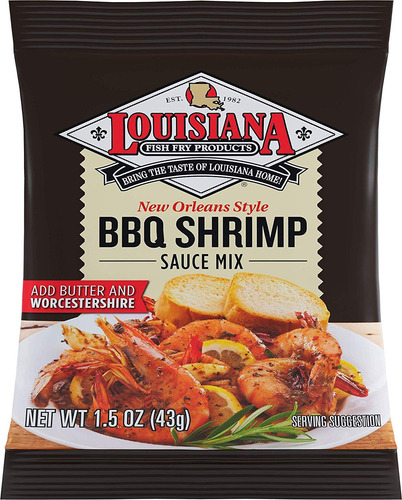 Louisiana Fish Fry Shrimp Bbq Mix 1.5oz