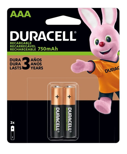 Pack Pilas Recargables Aaa Duracell 12u