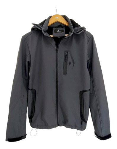 Campera Capucha Desmontable Bolsillo Interno Polo Club