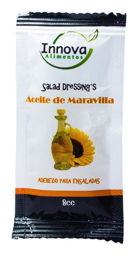 Sachet Aceite De Maravilla 8cc 300 Unidades