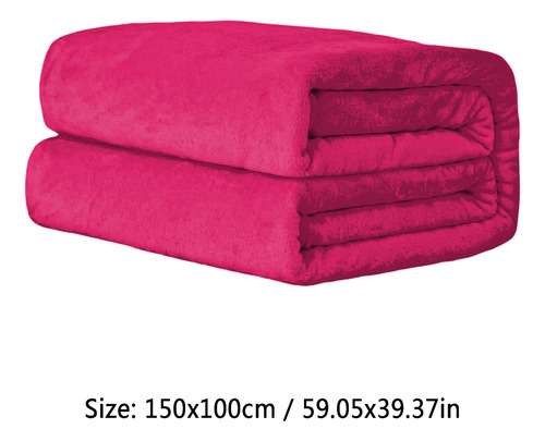 Manta De Franela De Color Liso R, Regalo, Terciopelo, Estado