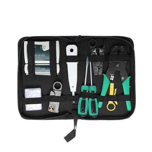 3*9 En 1 Lan Network Fix Cable Tester Crimper Alicates Kit D