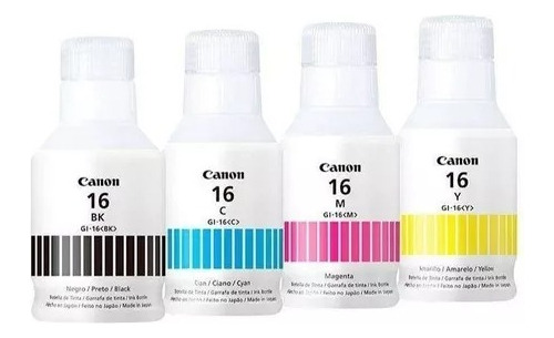 Tinta Canon Gl-16 Maxify Gx7010 Gx6010 Kit X 4 Original 100%