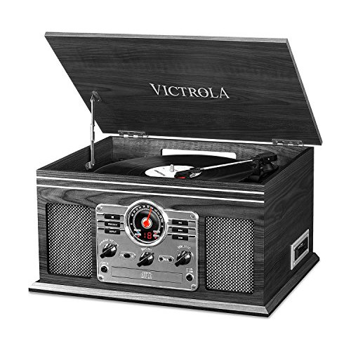 Victrola Nostálgic Classic Wood 6 En 1 Bluetooth Tocadiscos 