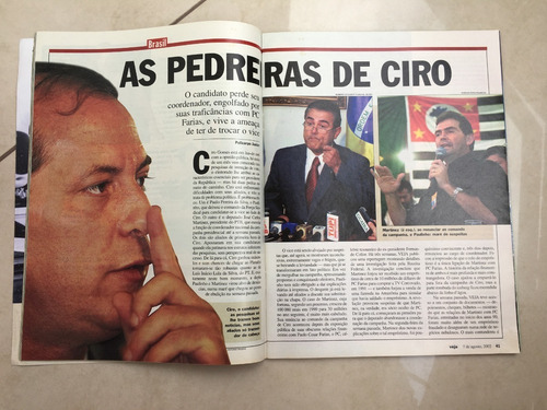 Revista Veja 31 Fernando Collor Lula José Ciro Gomes L203