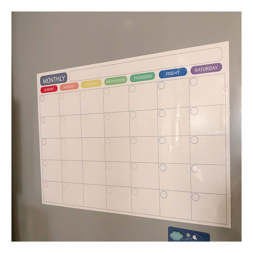 Quadro De Mensagens Do Plano Semanal Do Plano Do Mês Da Cor