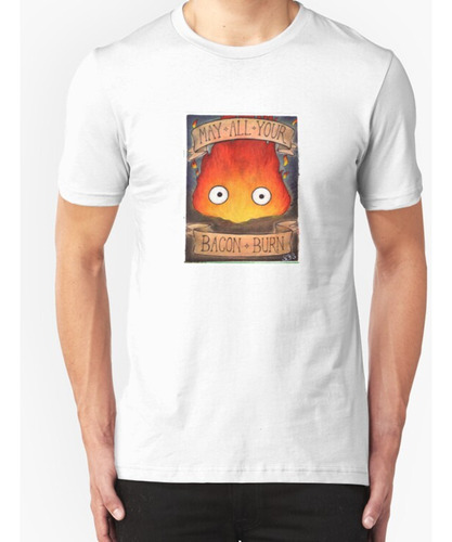 Franela  Howl's Moving Castle Illustration - Calcifer