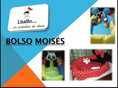 Imagen 2 de 8 de Bolso Moises Alfombra De Juegos Con El Personaje Que Elijas