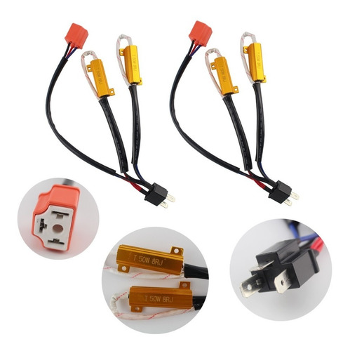 Resistor Canceller Canbus Led 50w H4 Jeep Renegade