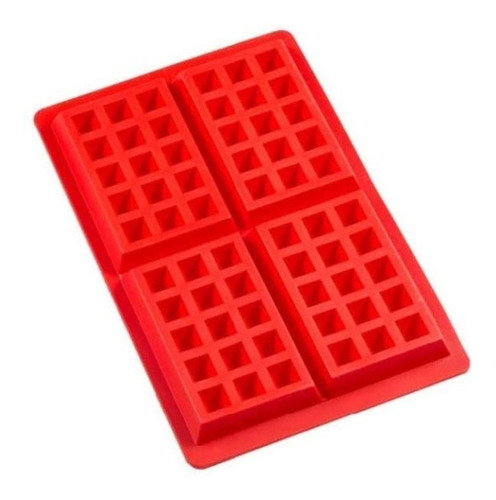 Molde De Silicona Para Waffles Y/o Chocolate Rectangular