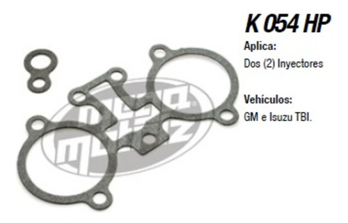 Kit054hp Para Inyectores Blazer Tbi Solo Empacaduras