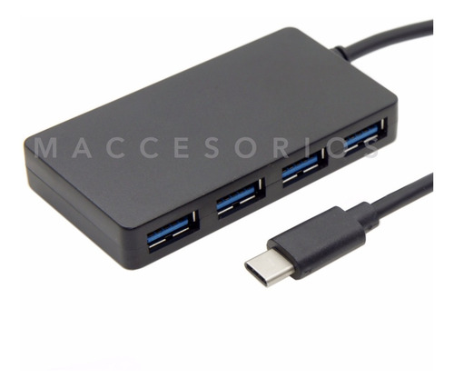 Imagen 6 de 10 de Hub Usb C Thunderbolt 3 A 4 Puertos Usb 3.0 Mac Win Lin