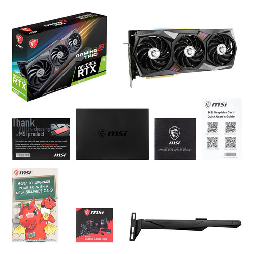 Tarjeta Gráfica Msi Gaming Geforce Rtx 3080 Gaming Z Trio 10