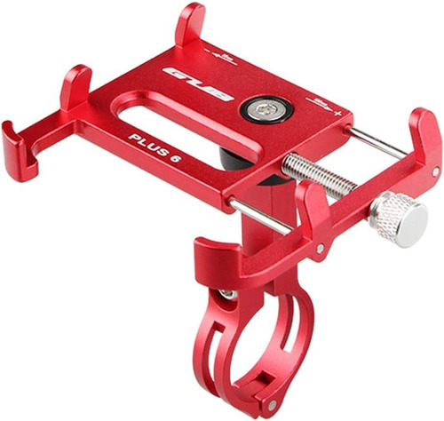 Soporte Porta Celular Para Bicicleta De Aluminio - Red