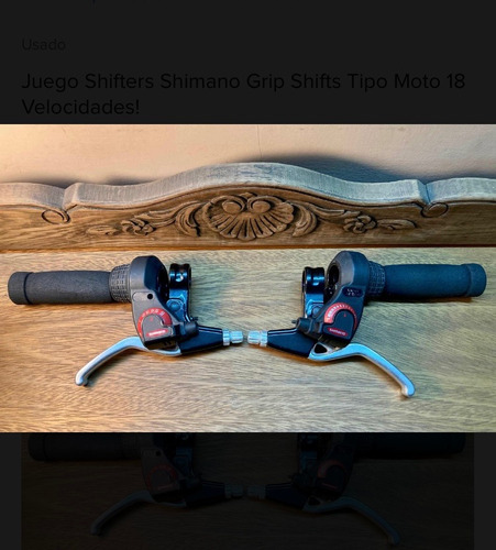 Juego Shifters Shimano Grip Shifts Tipo Bici 18 Velocidades!