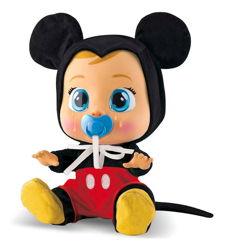 Boneca Crybabies Mickey Disney Chora Lágrimas De Verdade