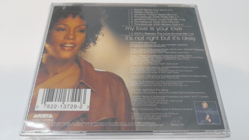 2 Cds Maxi-single Whitney Houston Not Right Lacrado Usa Raro