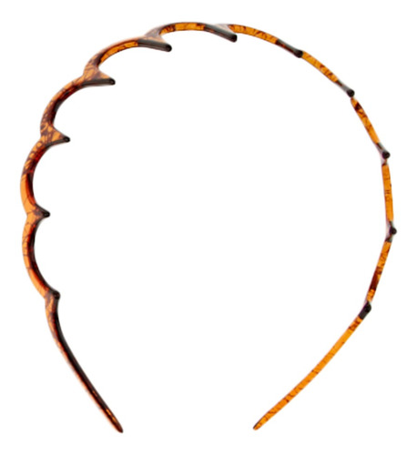 Diadema De Pelo Con Dientes Plástico Peine Banda De Cabello