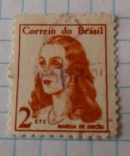 Sello Postal - Brasil - Personajes 1967