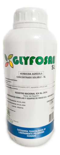 Glyfosan 1 Litro Herbicida