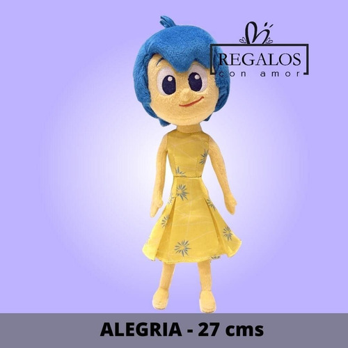 Peluche Alegría Intensamente Inside Out Disney Pixar Peluche Alegría Intensamente Inside Out Disney Pixar