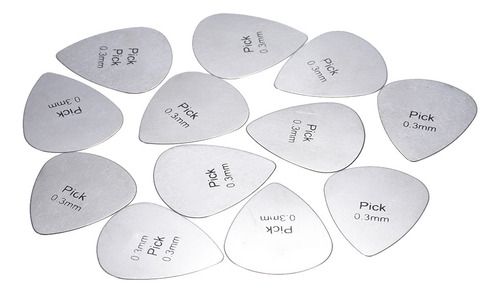 Púas Para Guitarra Ap-12s Alice Metal, 12 Unidades Por Paque