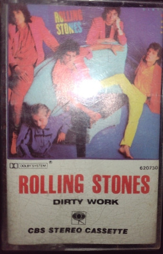 Rolling Stones//dirty Works En Casete