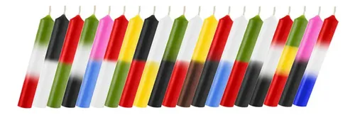 Vela , Velas Cortas Combinadas Iluminarte X 100 U