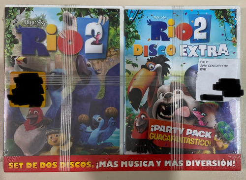 Película Dvd Rio 2 Party Pack Guacafantastico