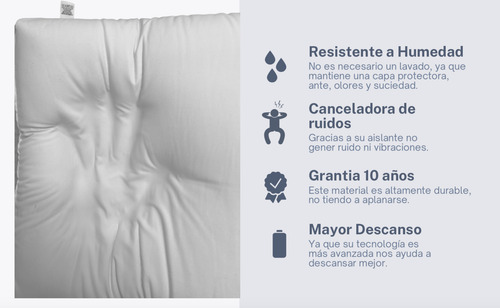 Almohada Pily Memory Foam Matrimonial