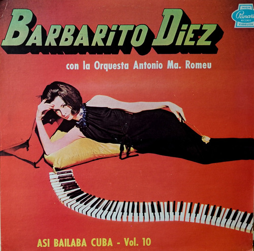 Disco Lp - Barbarito Diez / Así Bailaba Vol. 10. Album