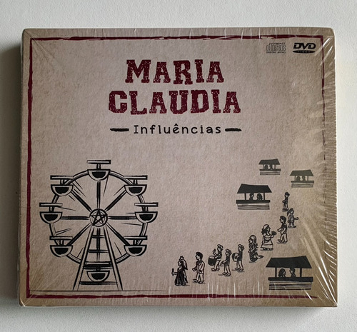 Cd + Dvd Maria Cláudia - Influências (2017)  Lacrado Fábrica