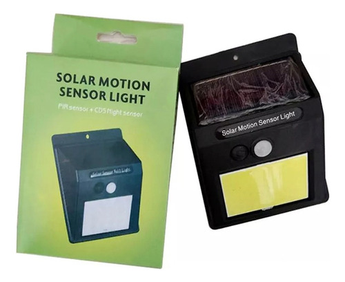 Foco Reflector Solar Led Exterior Sensor Pared