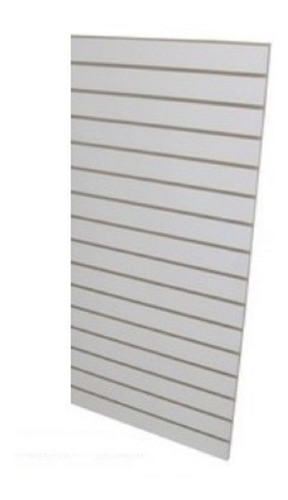 2 Panel Ranurado Tabla Exhibipanel Blanco .61mx1.22m, 18mm 