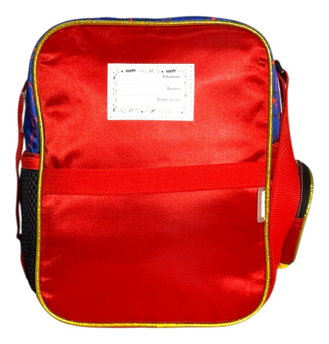 Kit Mochila Dragon Ball Lonch Lap Original Primaria Ruedas Rojo Rojo
