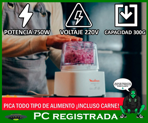 Picadora Moulinex Ad6021ar Con Vaso Licuador 750w Pcreg