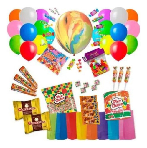 Combo Golosinas Cumpleaños Completo - 40 Chicos - Lollipop