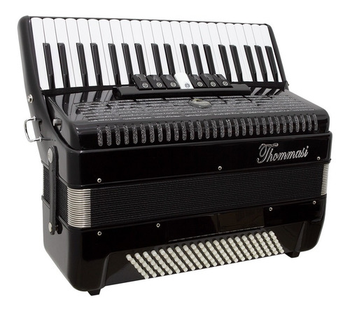 Acordeon De 120 Baixos Thommasi Ta-12009 Preto