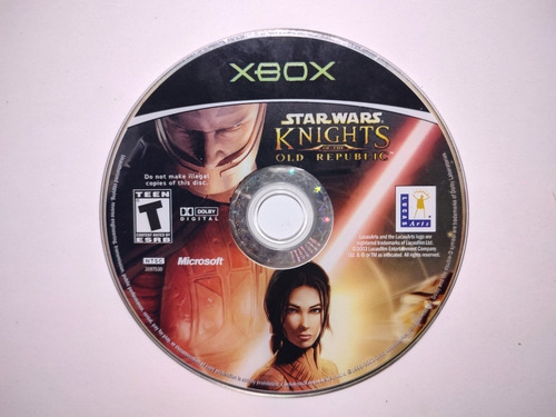 Star Wars Knights Of The Old Republic Xbox Clásico Original 