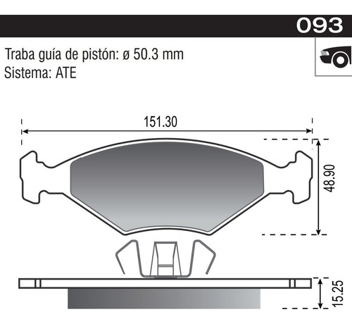 Pastillas Freno Delanteras Plasbestos Fiat Palio Siena 1.4 8v Fire 2009/2018
