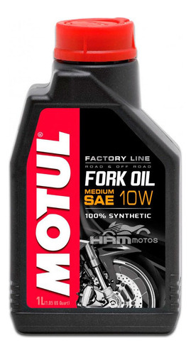 Motul Fork Oil Factory Medium 10w Bengala 100%sintético 1lt