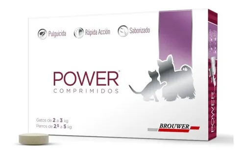 comprar Power Pastilla Antipulgas Perro 2.5 A 5kg - Gatos 2 A 3kg