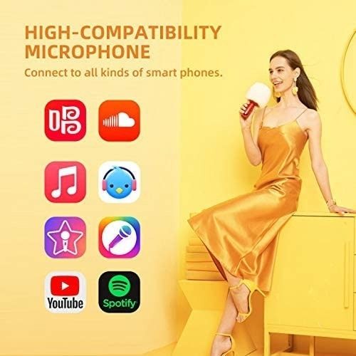 Micrófono De Altavoz Bluetooth G2 Inalámbrico Para Karaoke.