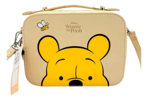 Croosbody Disney Rosa Claro Estampada Dorado Rosa Claro